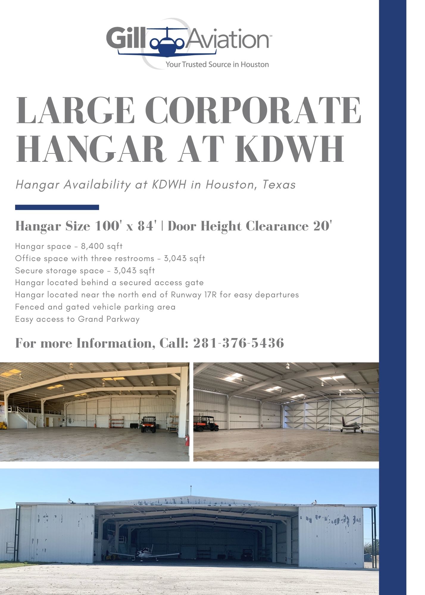 Large Corporate Hangar at KDWH