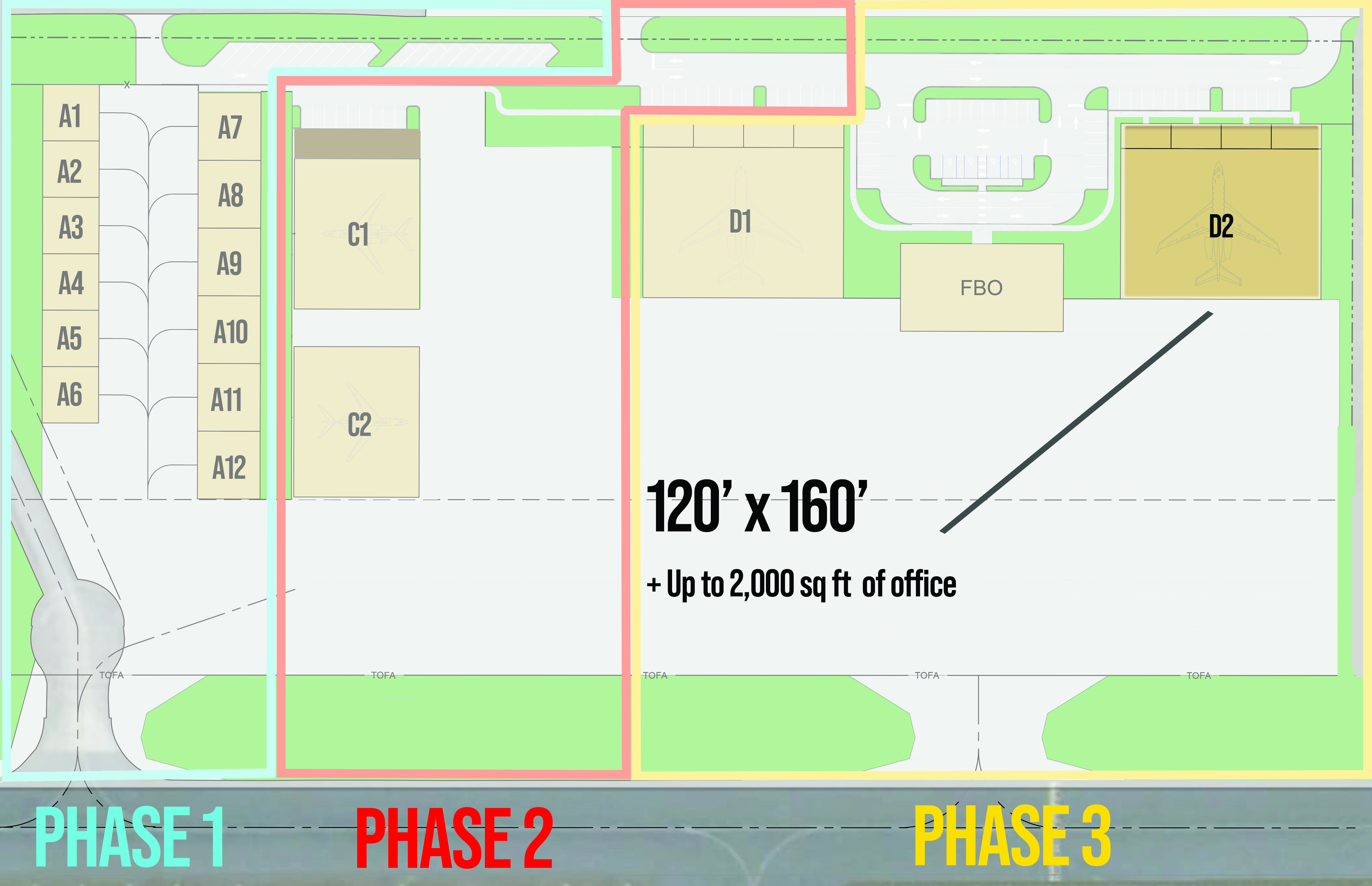 19,000 sq ft Build-to-Suit Hangar - Tampa Bay, FL Area