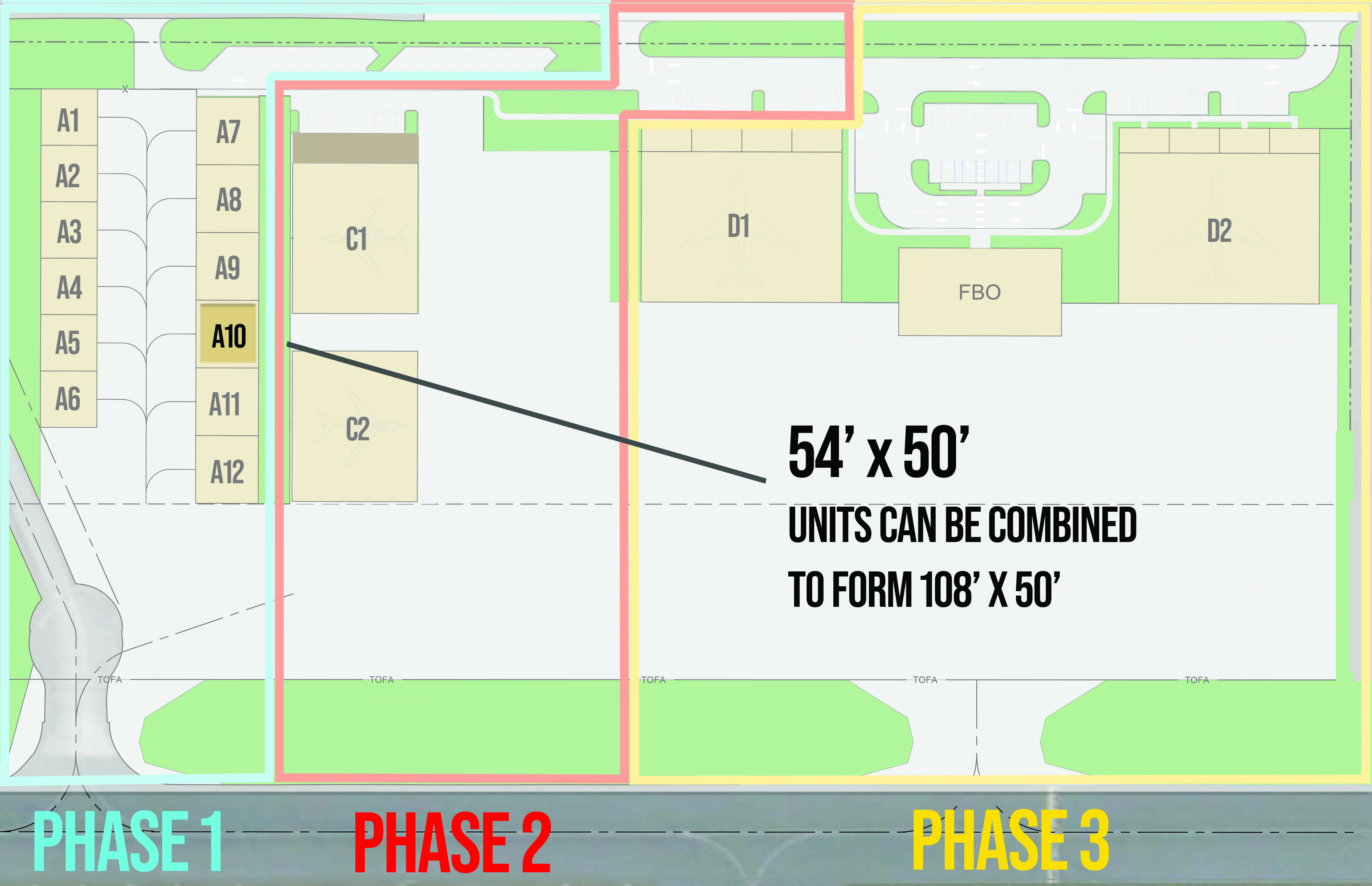 2,700 sq ft Build-to-Suit Hangar - Tampa Bay, FL Area