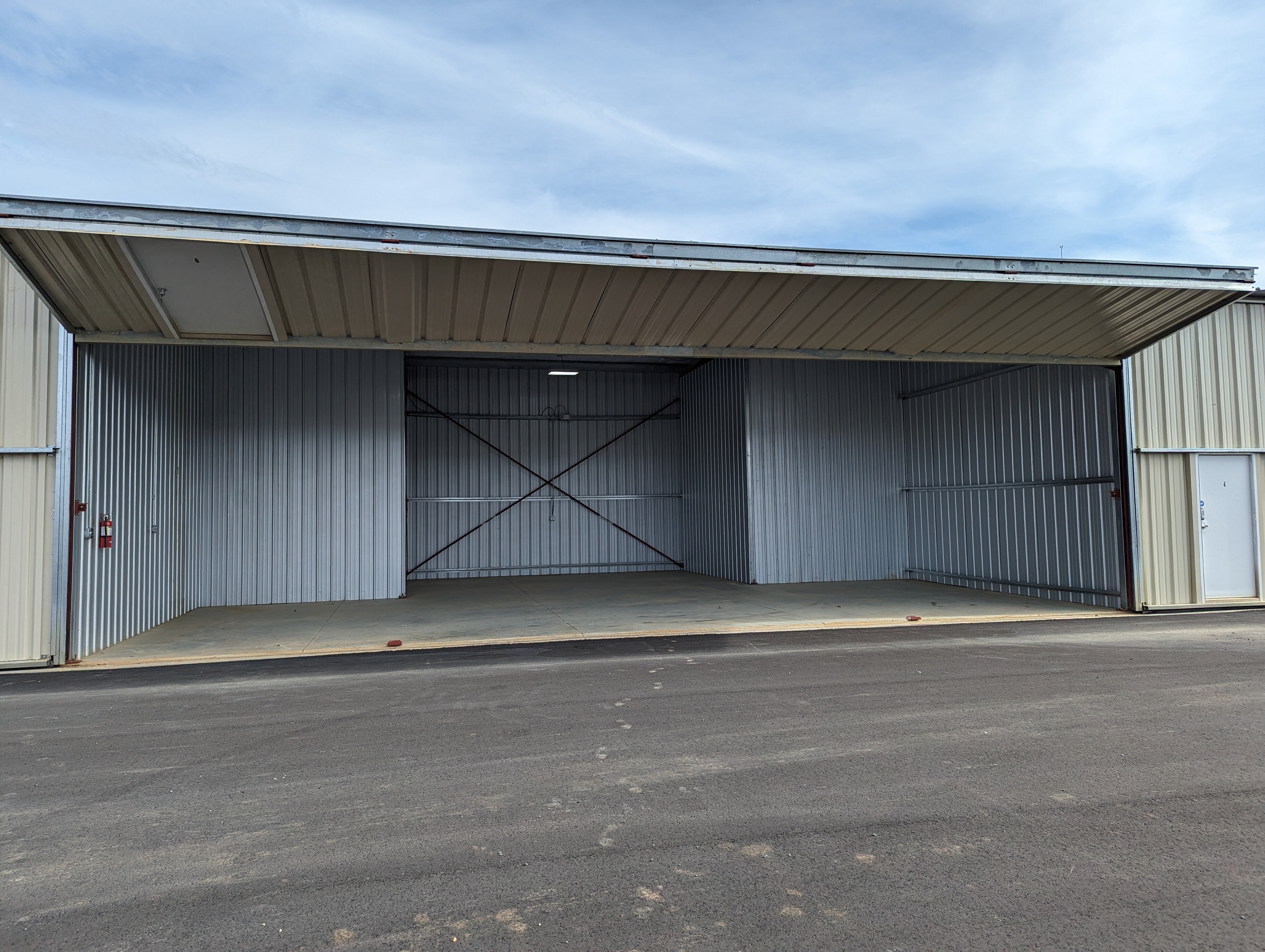 Rare New Never used, Bi-fold T-hangar available for sale