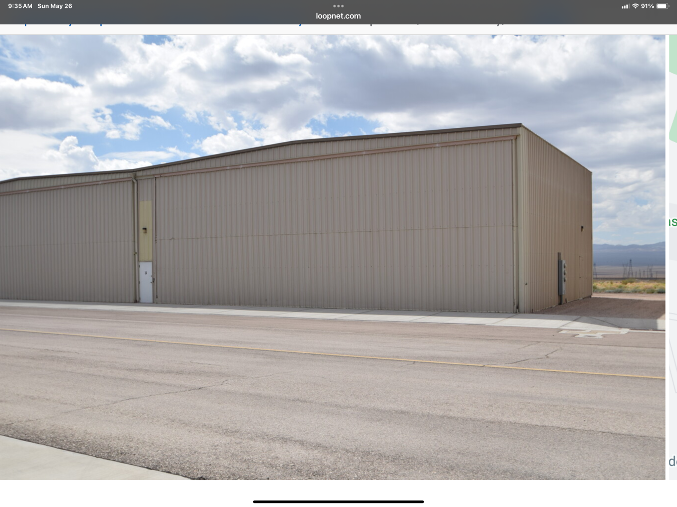 hangar for sale