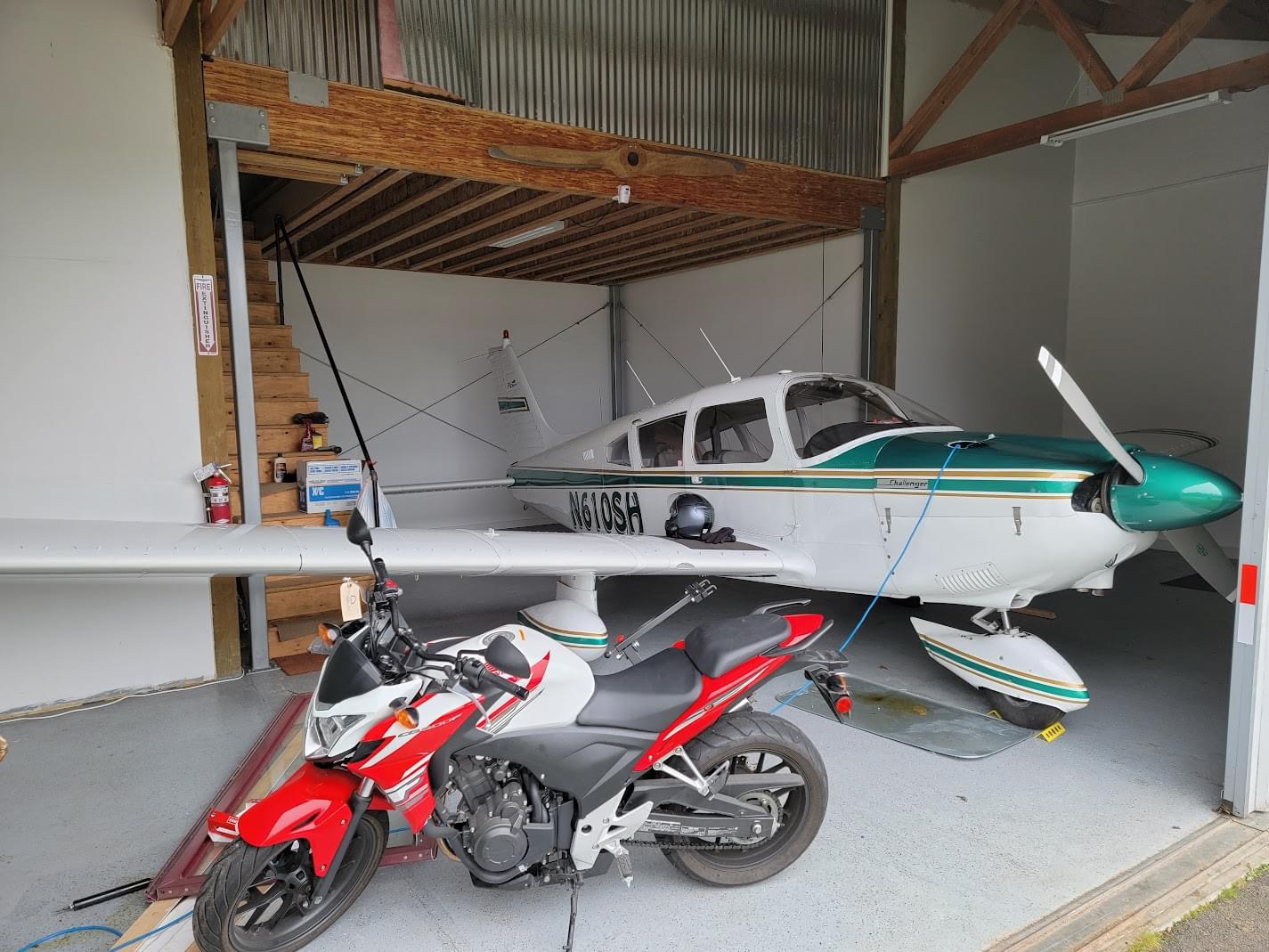 Hangar with loft