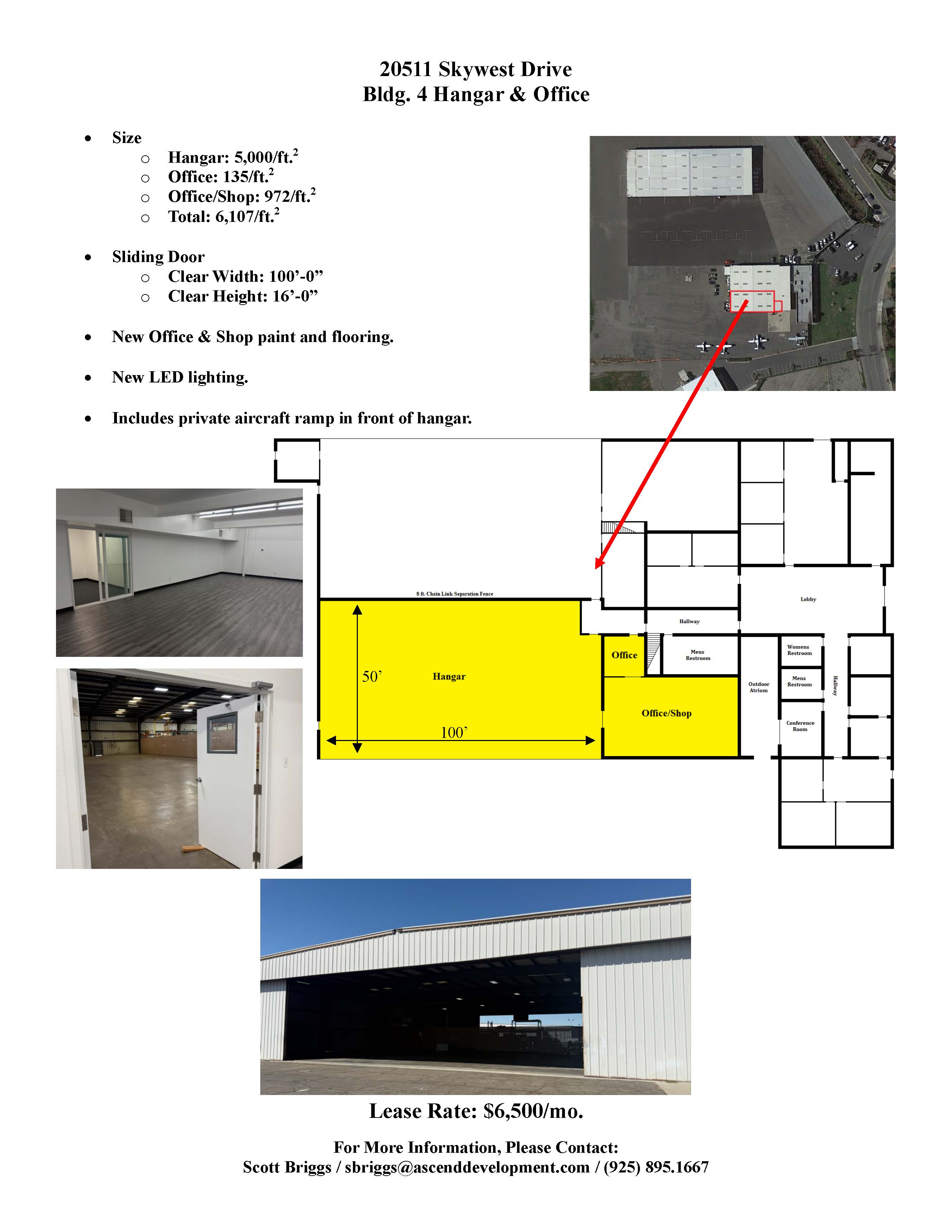 Hangar & Office/Shop Space