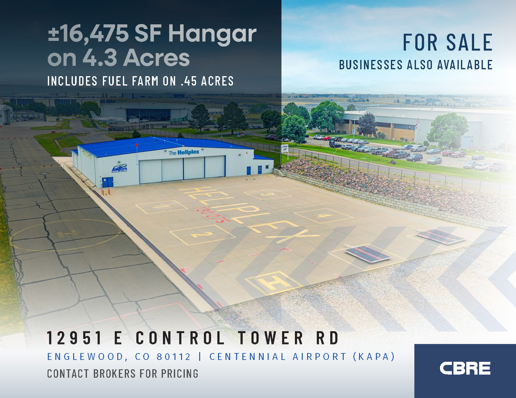 Heliplex at Centennial (w/ Businesses)- For Sale