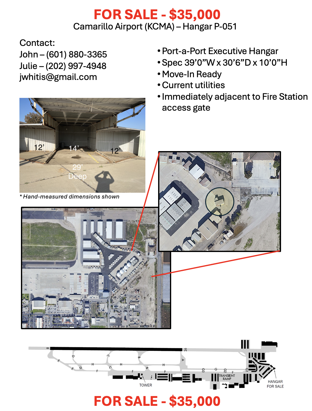 T-Hangar For Sale
