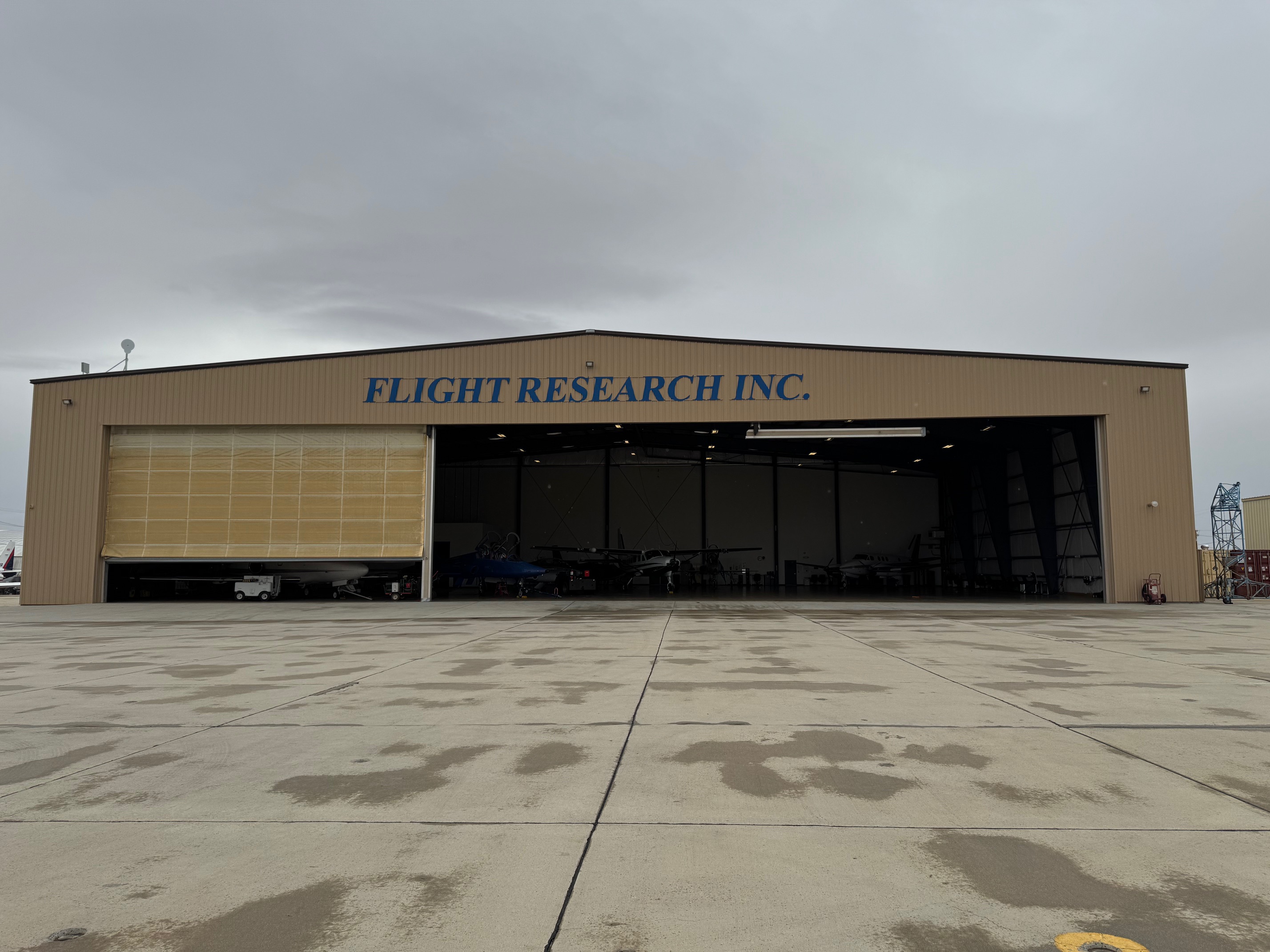 Three Aircraft Hangar Facilities at Mojave Air and Space Port