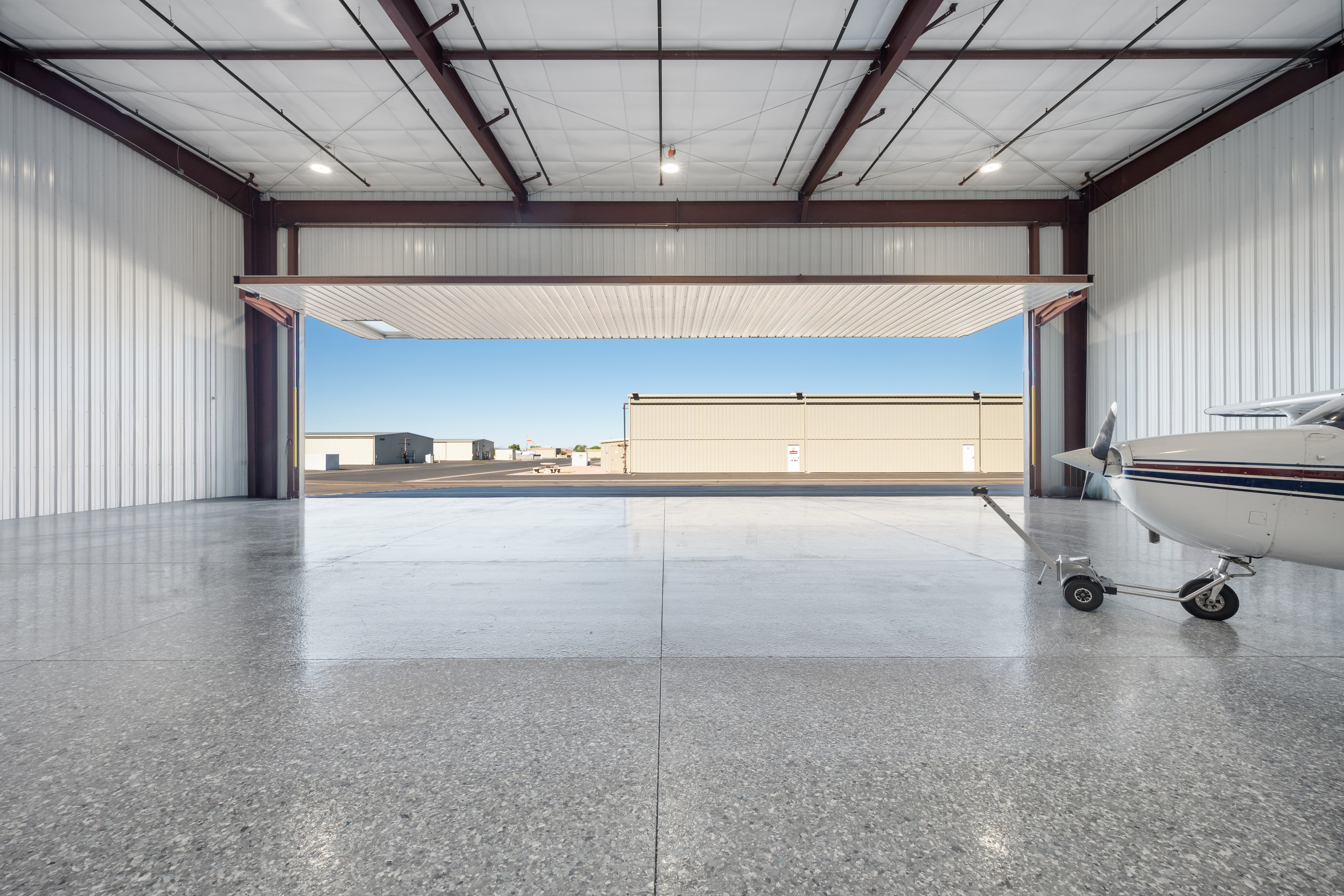 80' x 60' End Cap Hangar For Sale - Pegasus Airpark 5AZ3