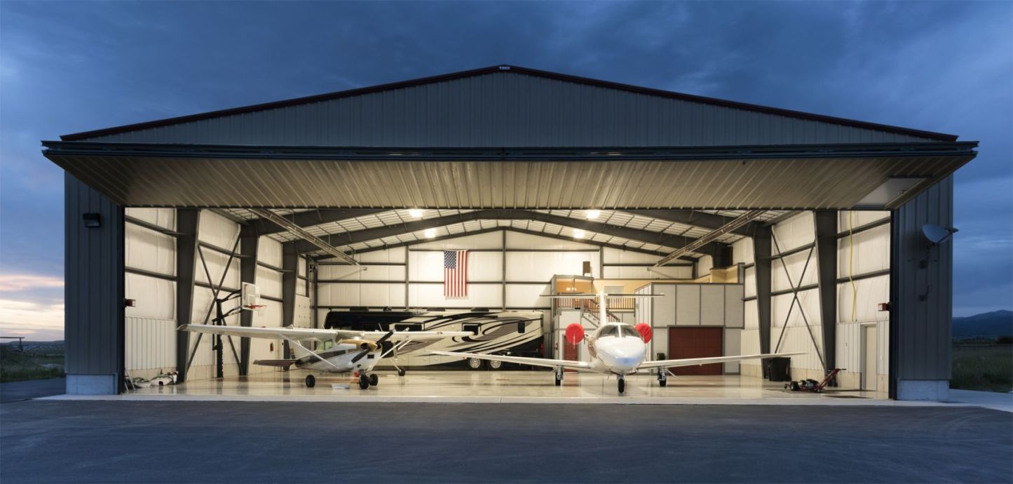 Fully Developed Infrastructure & Full Service Large Hangar Lots KSOW