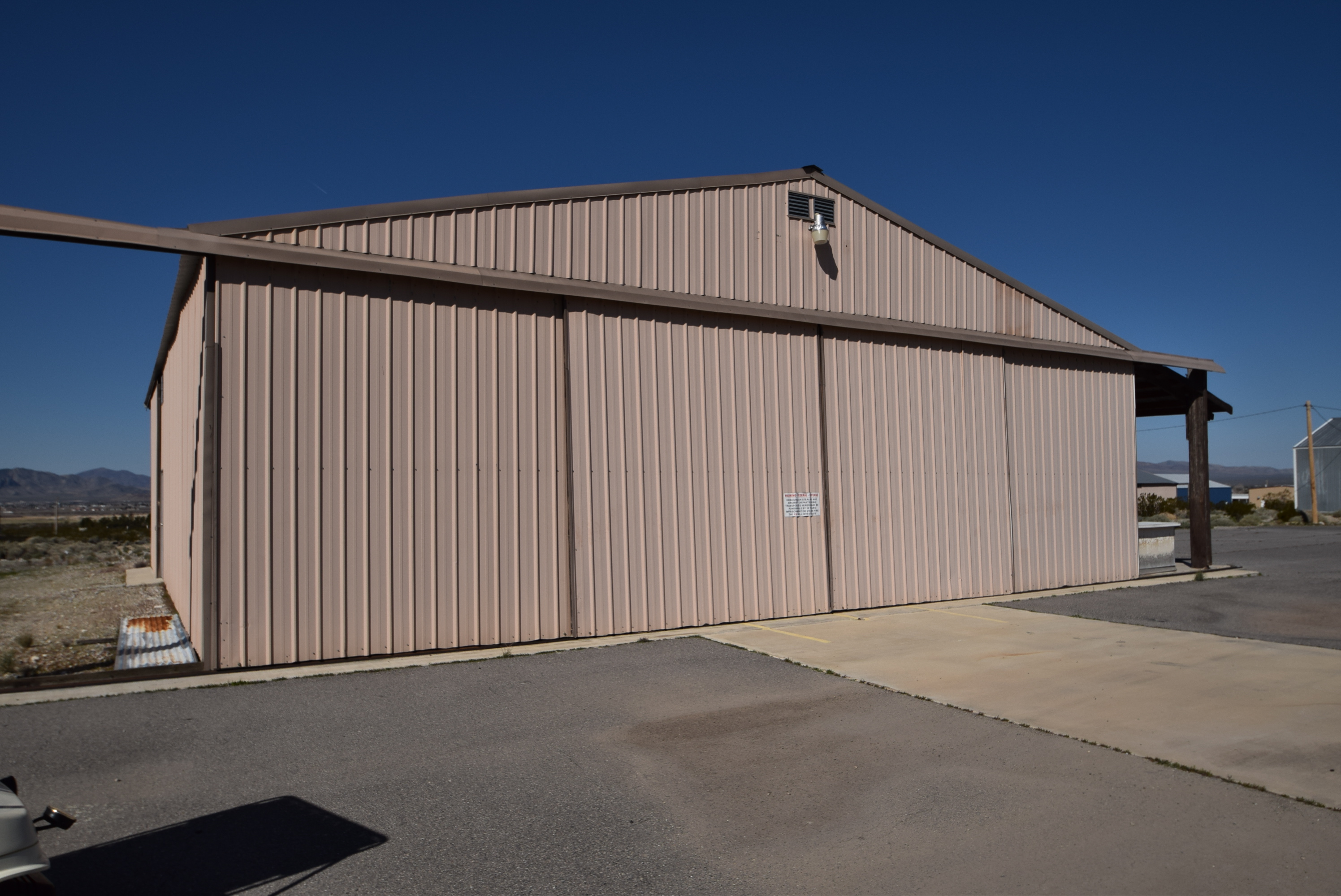 Pahrump Nevada A/C Hangar