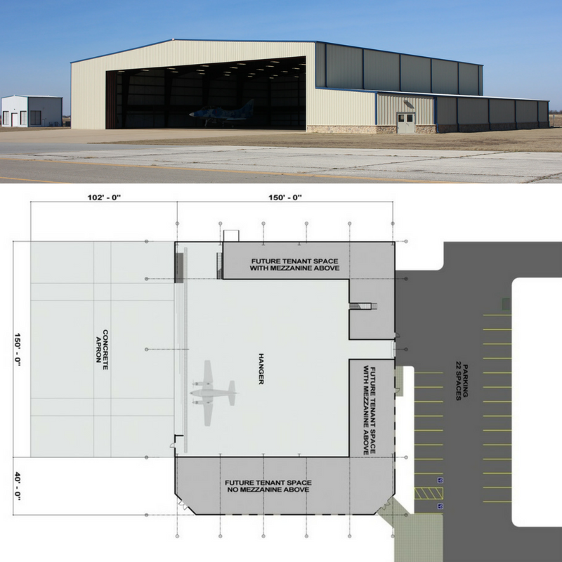 North Texas Regional Airport: Westside Hangar