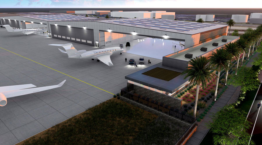 NEW Large Corporate Hangar Development