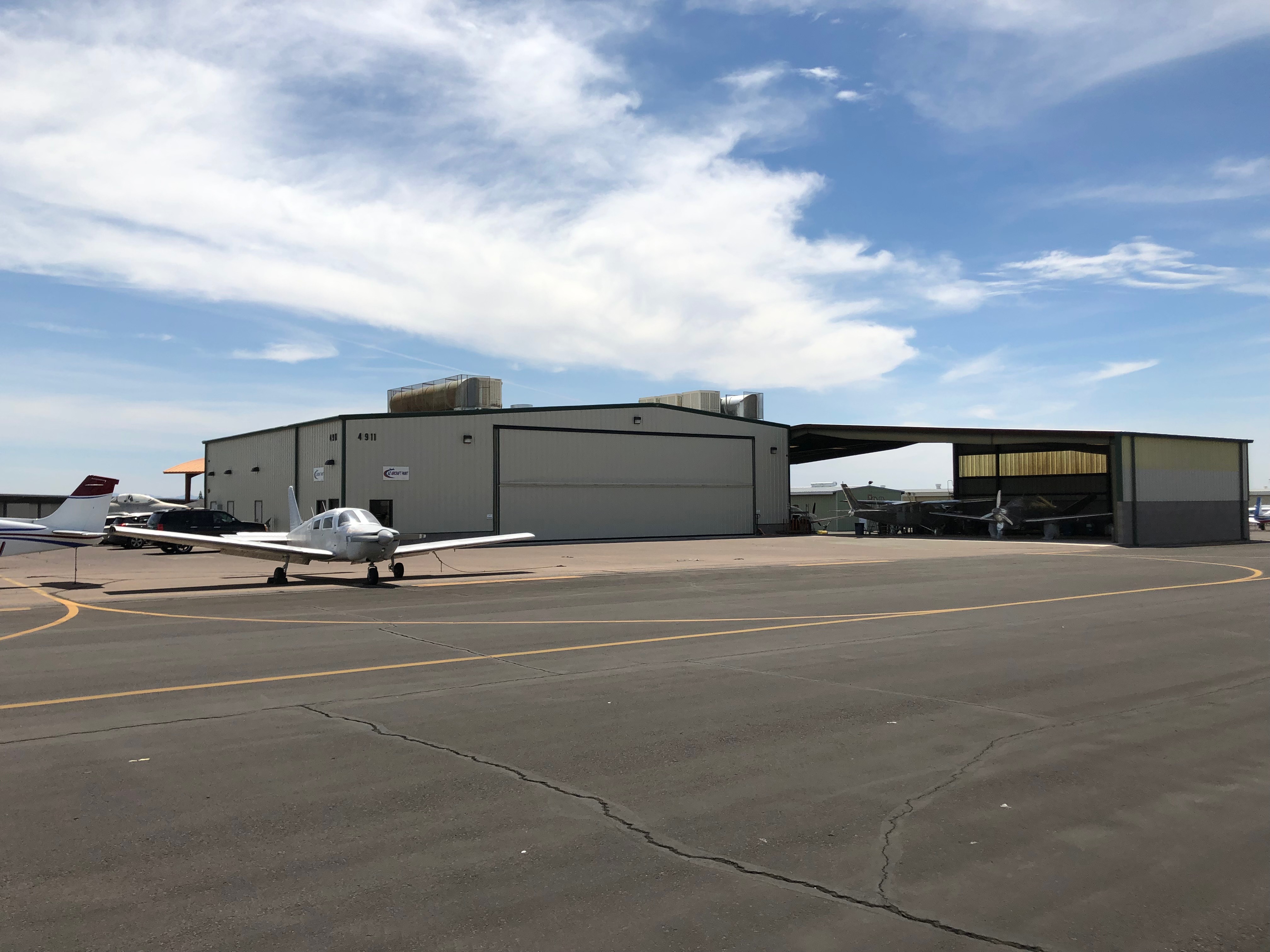 Falcon Field State-of-the-Art Aircraft Painting Facility