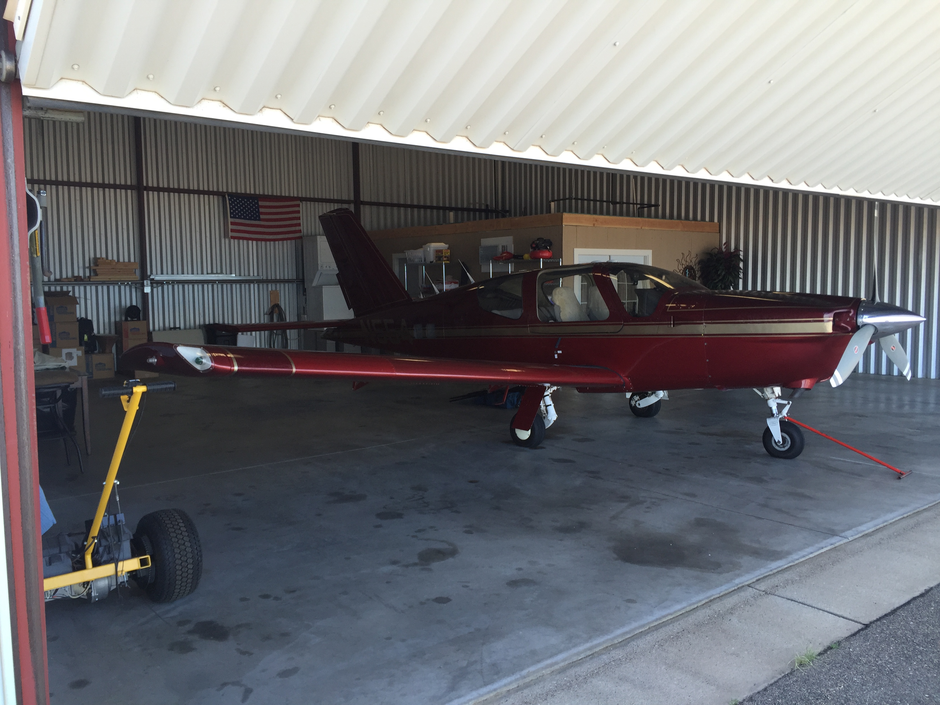 Hangar with full bath & Office