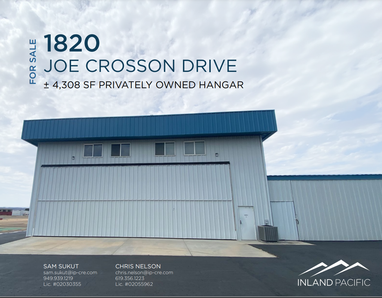 Gillespie Field Hanger for Sale