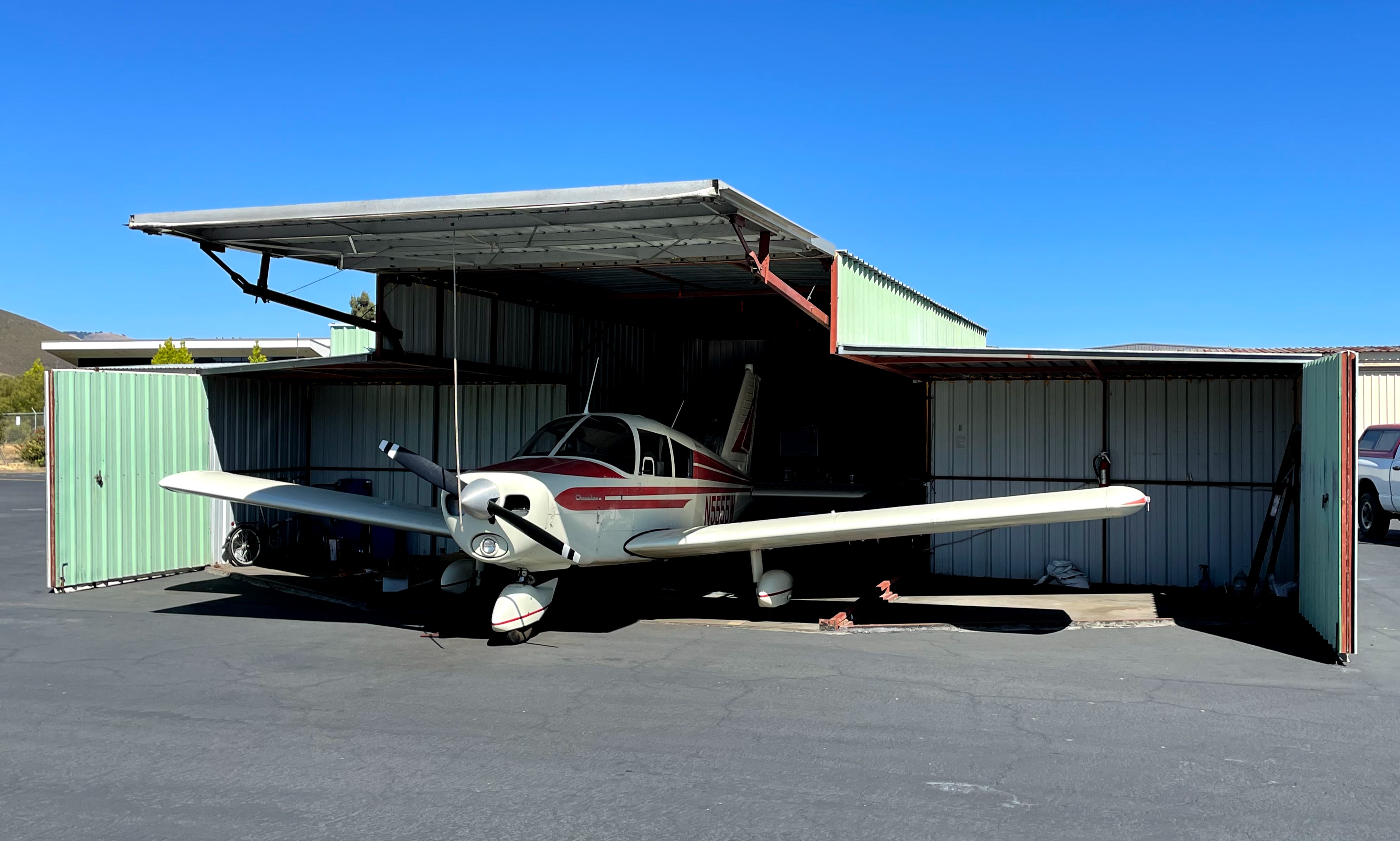 East Side T-Hangar at San Luis Obispo Airport (KSBP)