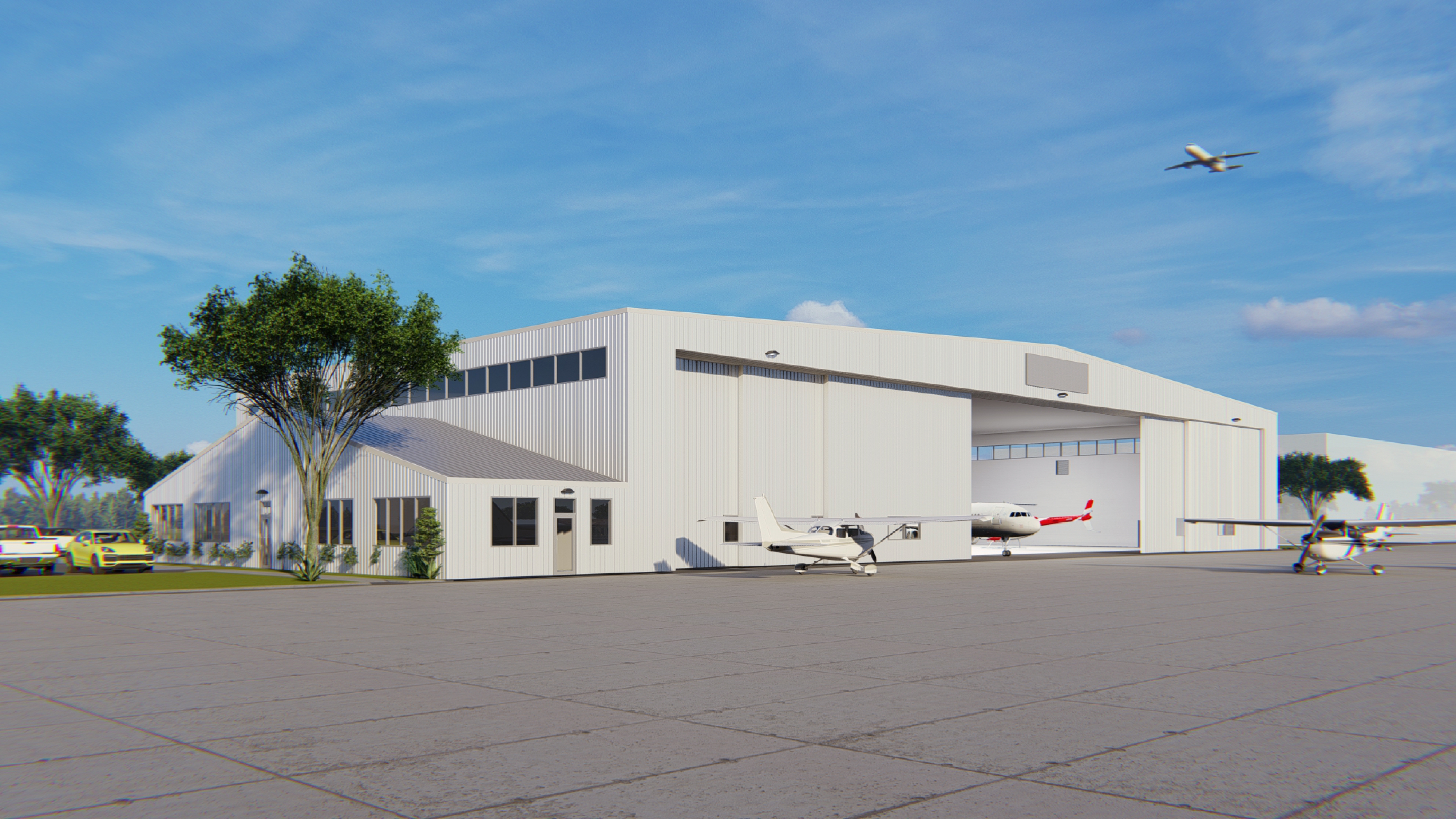 Hangar in N