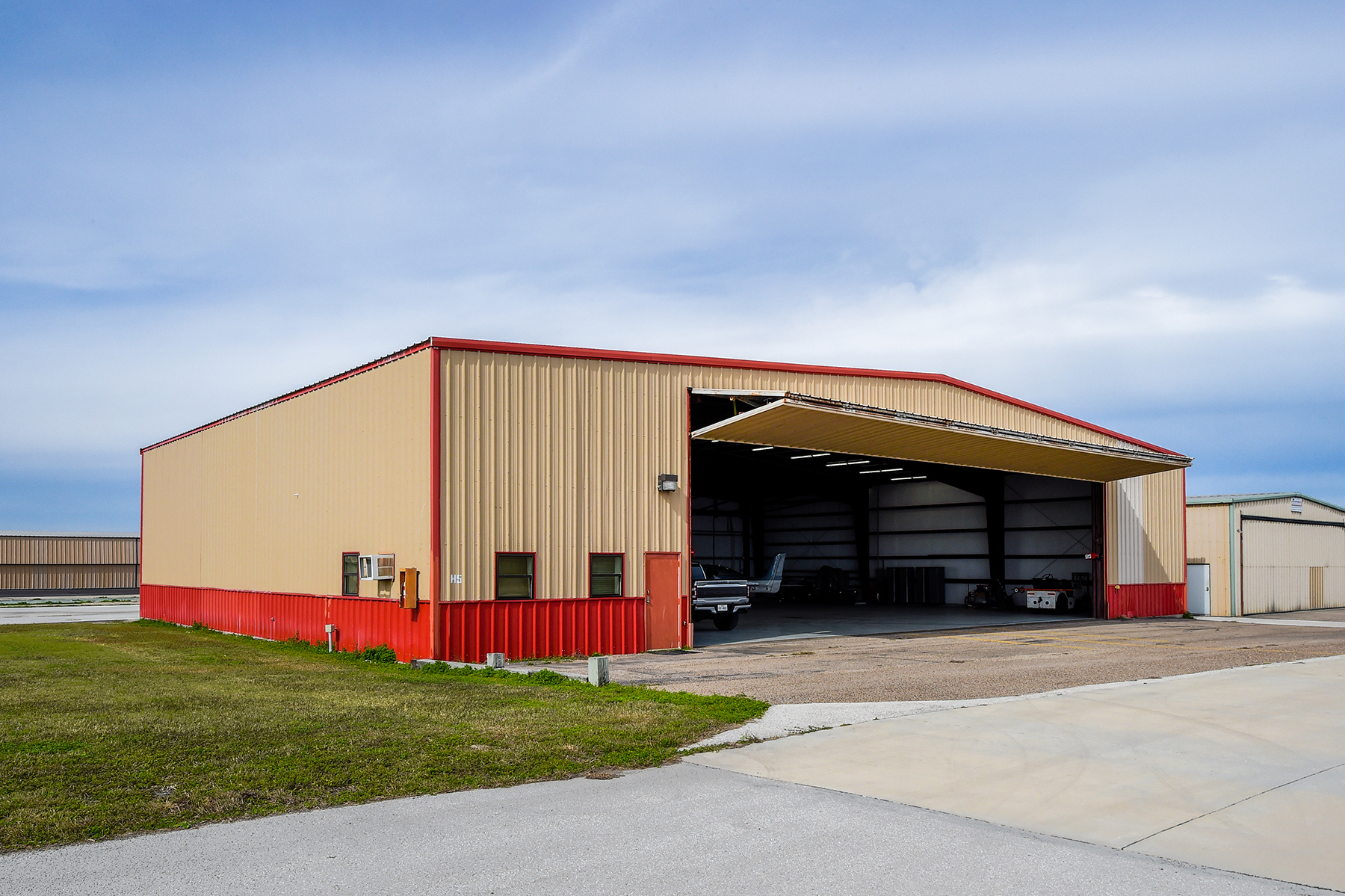 Hangar in a