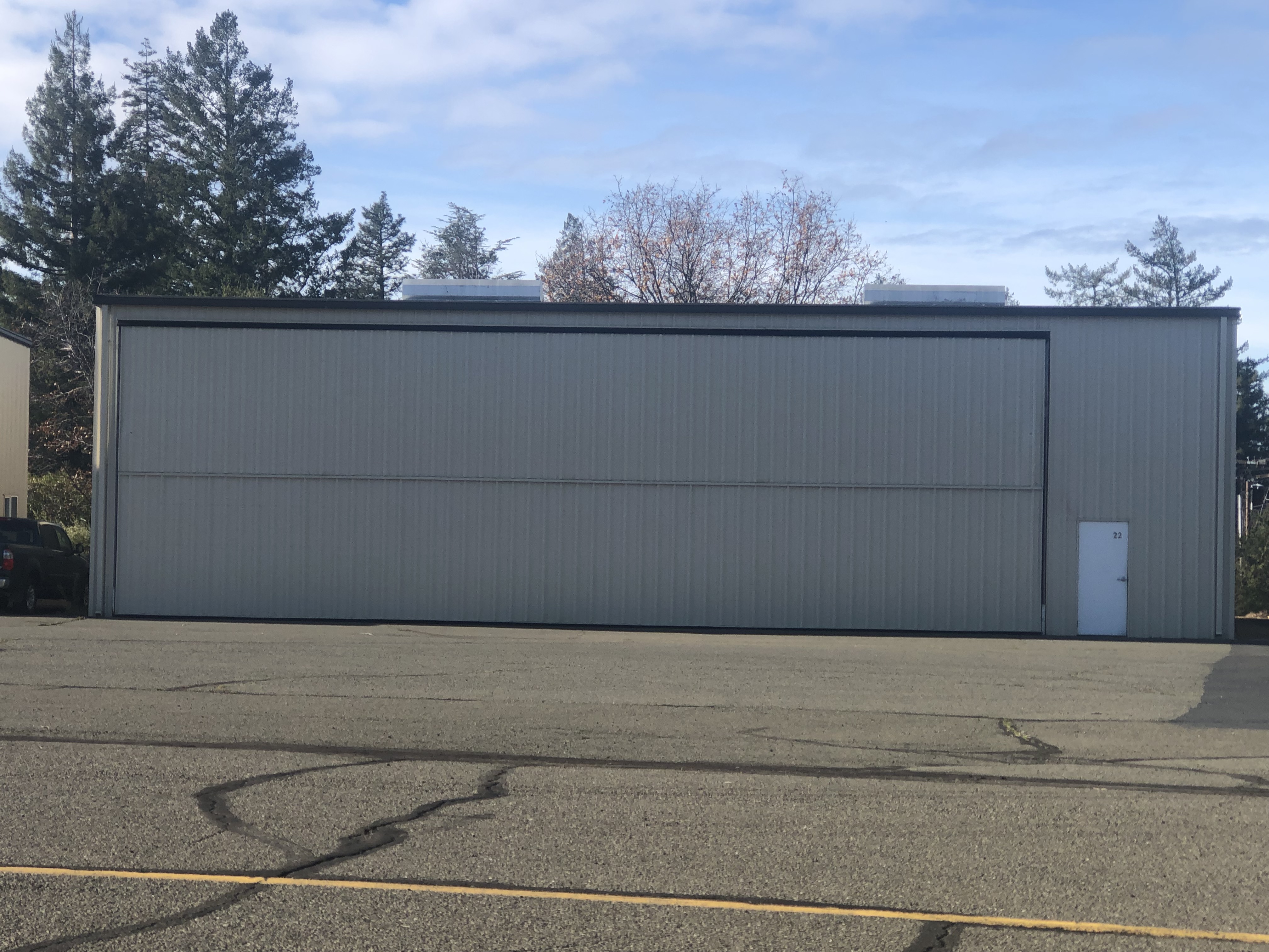 Hangar in a