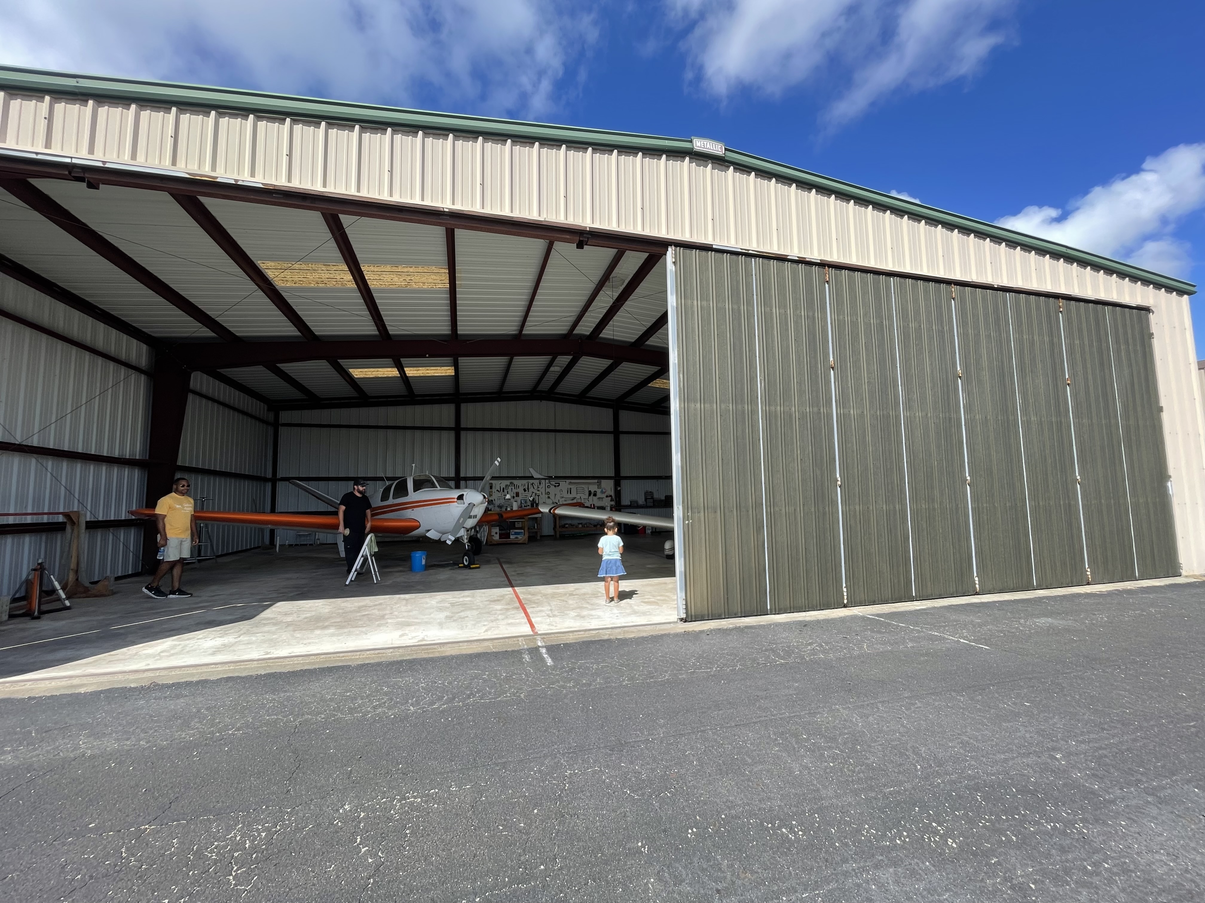 Hangar in a