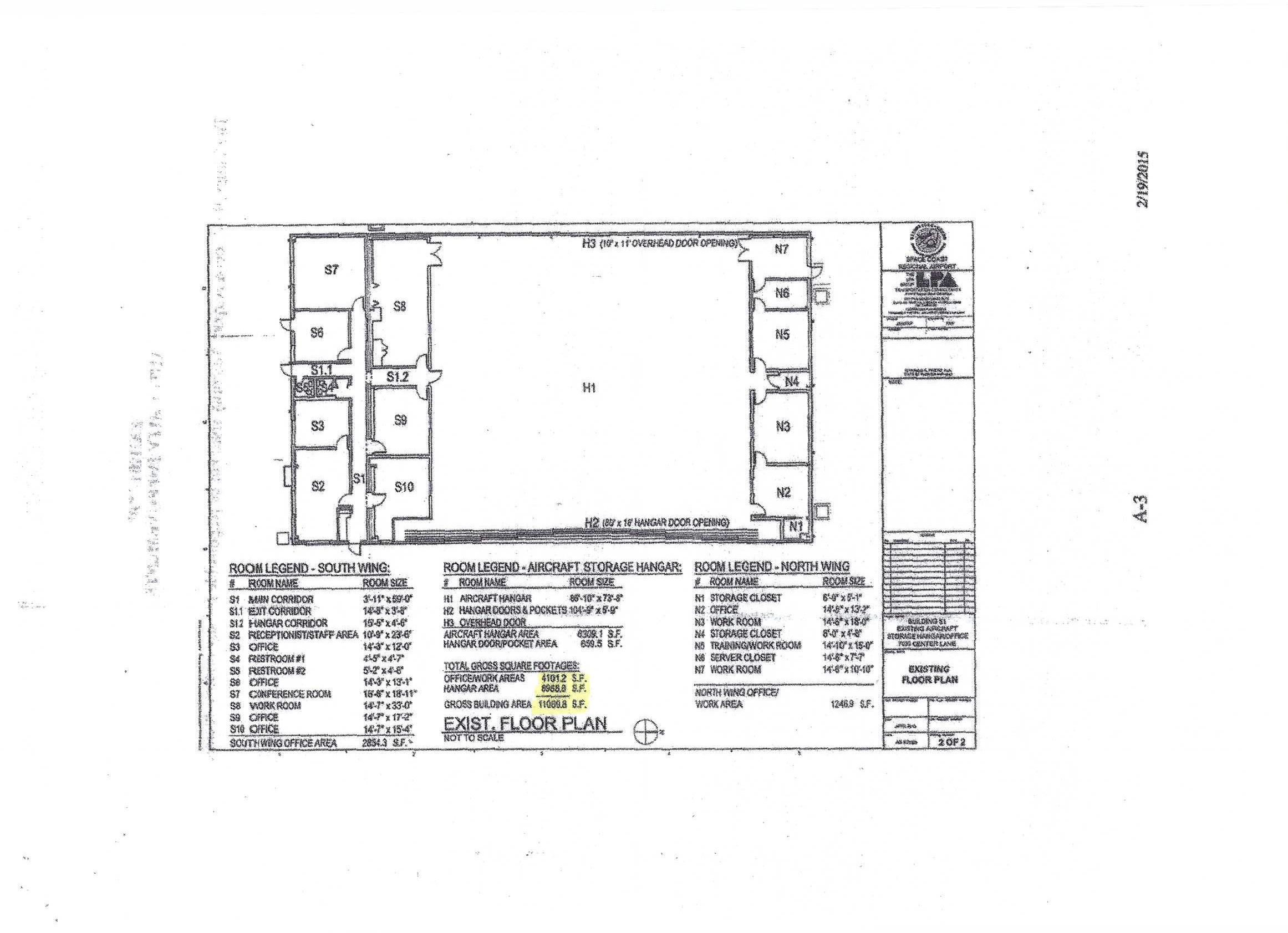 Hangar in t