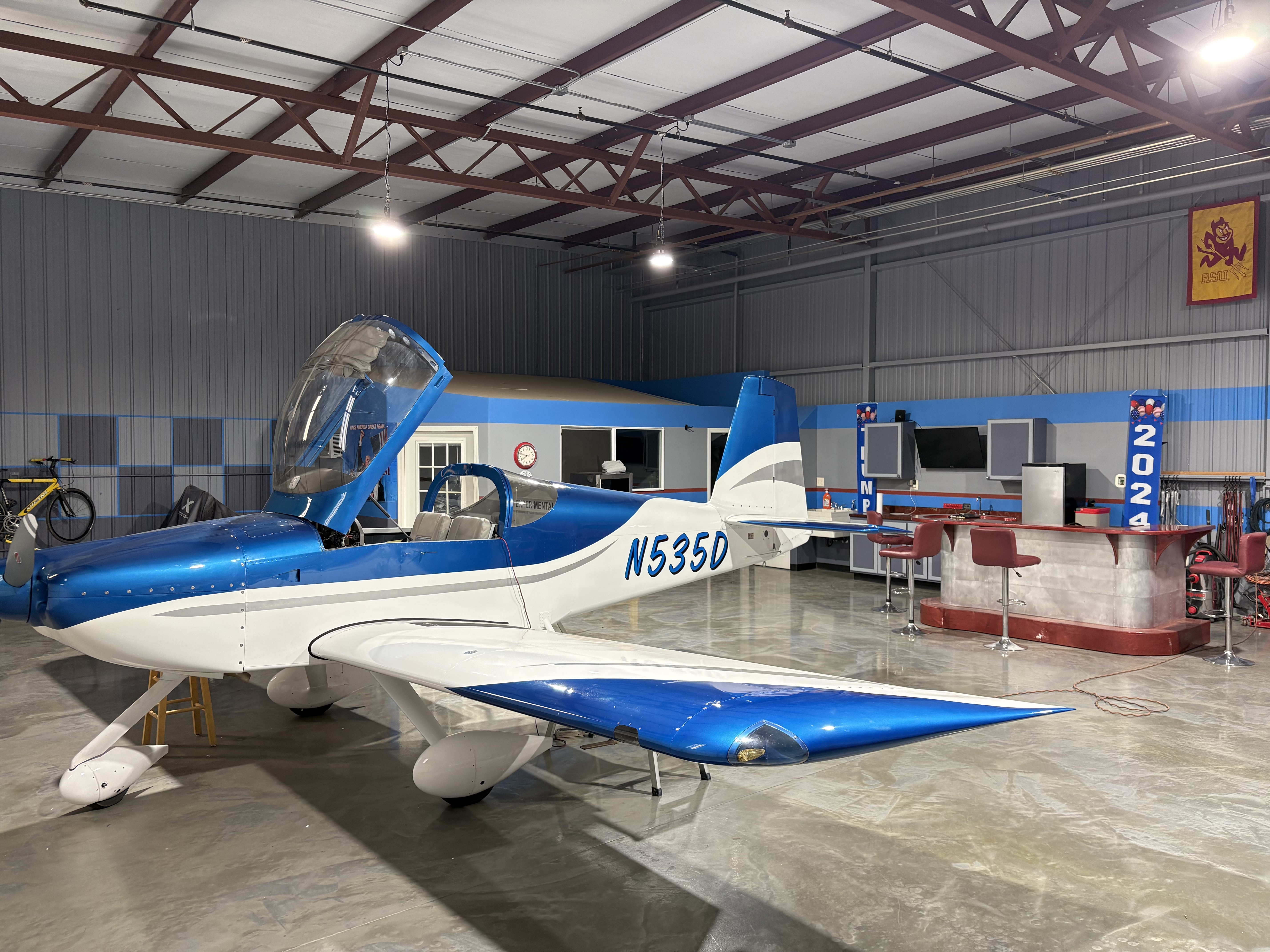 Hangar in a