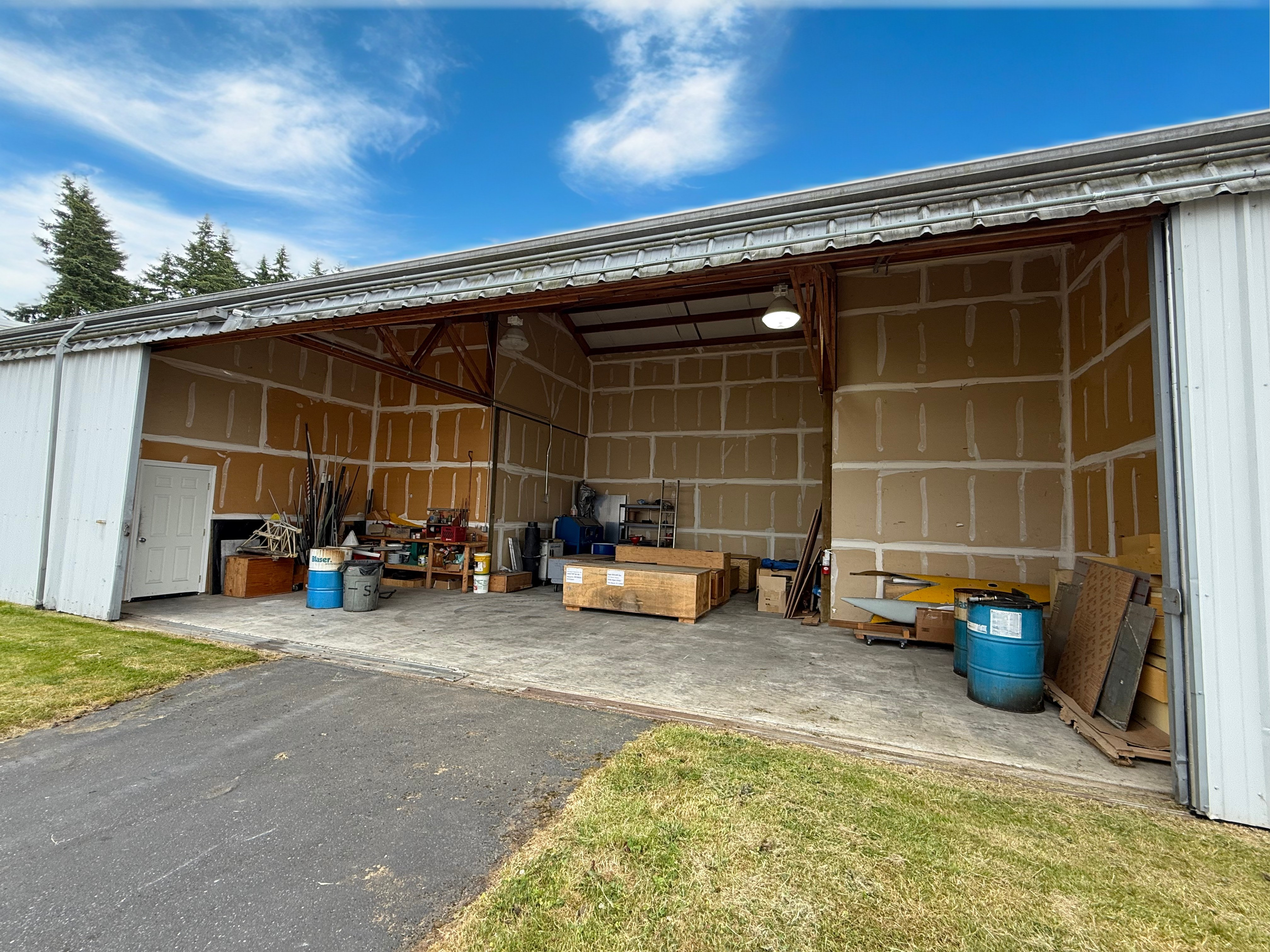 Hangar in a